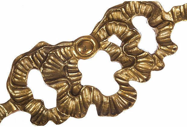 Designer Brass Bow Wall Appliqué Size ONE SIZE - 3 Thumbnail