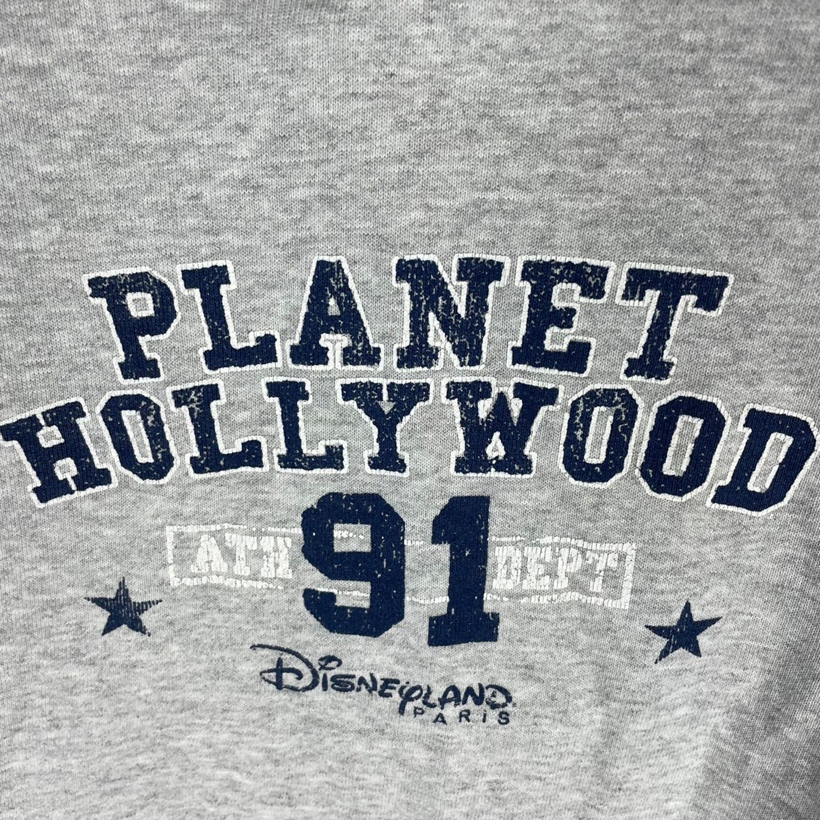 Planet Hollywood PLANET HOLLYWOOD HOODIE SWEATSHIRT VINTAGE COLOUR GREY RARE Size US S / EU 44-46 / 1 - 3 Thumbnail