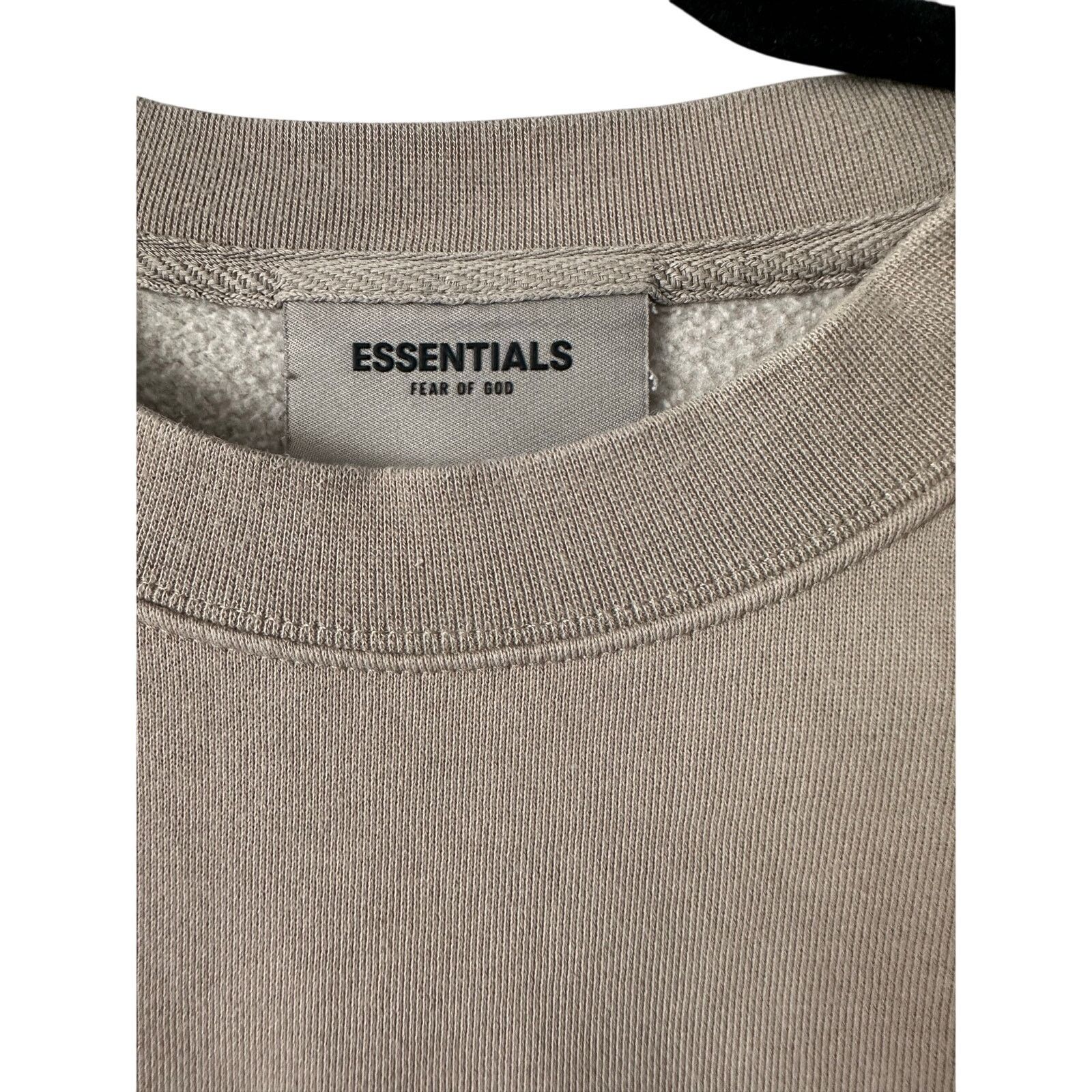 Fear of God Fear of God Essentials Men's Brown Fleece Crewneck - Size S Size US S / EU 44-46 / 1 - 3 Thumbnail