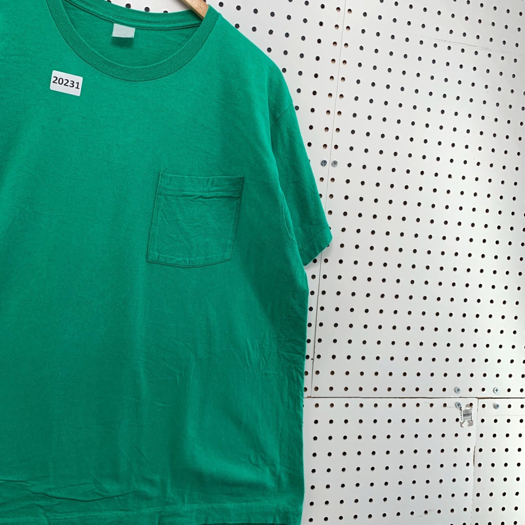 Fruit Of The Loom VINTAGE Green Mens XL Short Sleeve Pocket Shirt 90s Fruit of the Loom T-Shirt Size US XL / EU 56 / 4 - 4 Thumbnail