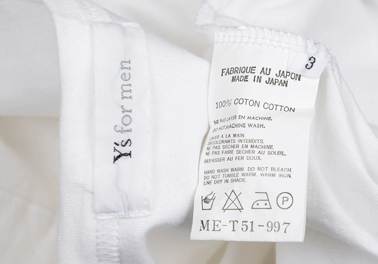 Jean Paul Gaultier Cotton Western Yoke T-Shirt in White Size US S / EU 44-46 / 1 - 13 Thumbnail