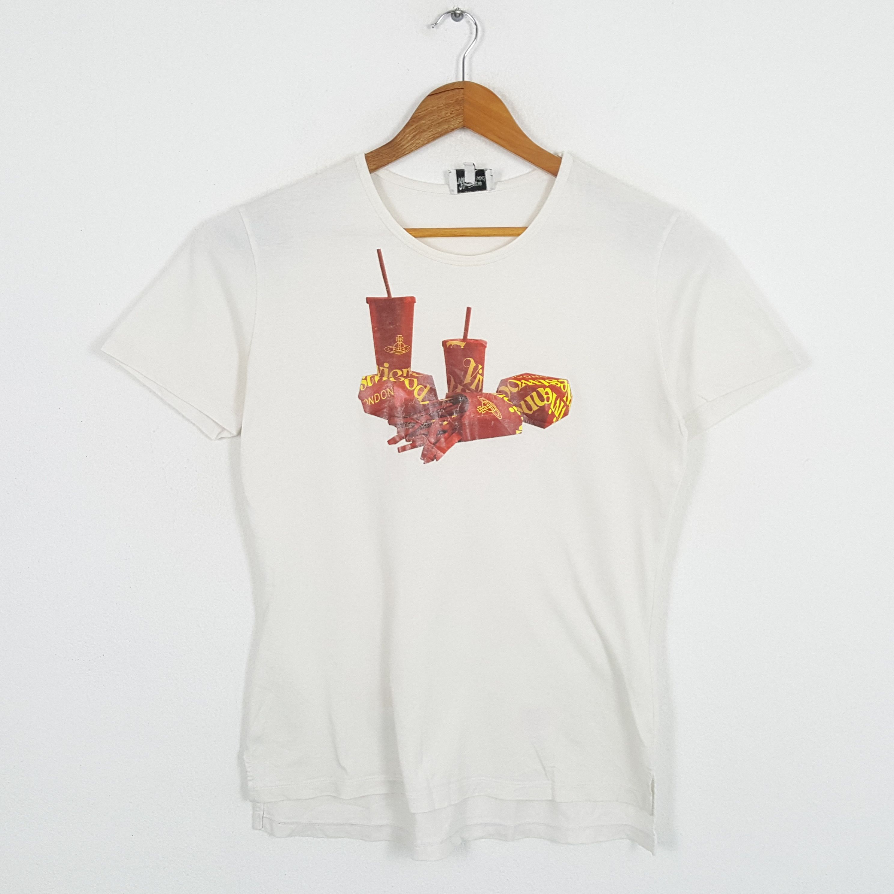 Japanese Brand × Vintage × Vivienne Westwood Vintage VIVIENNE WESTWOOD British Designer Brand T-Shirts Size US M / EU 48-50 / 2 - 1 Thumbnail