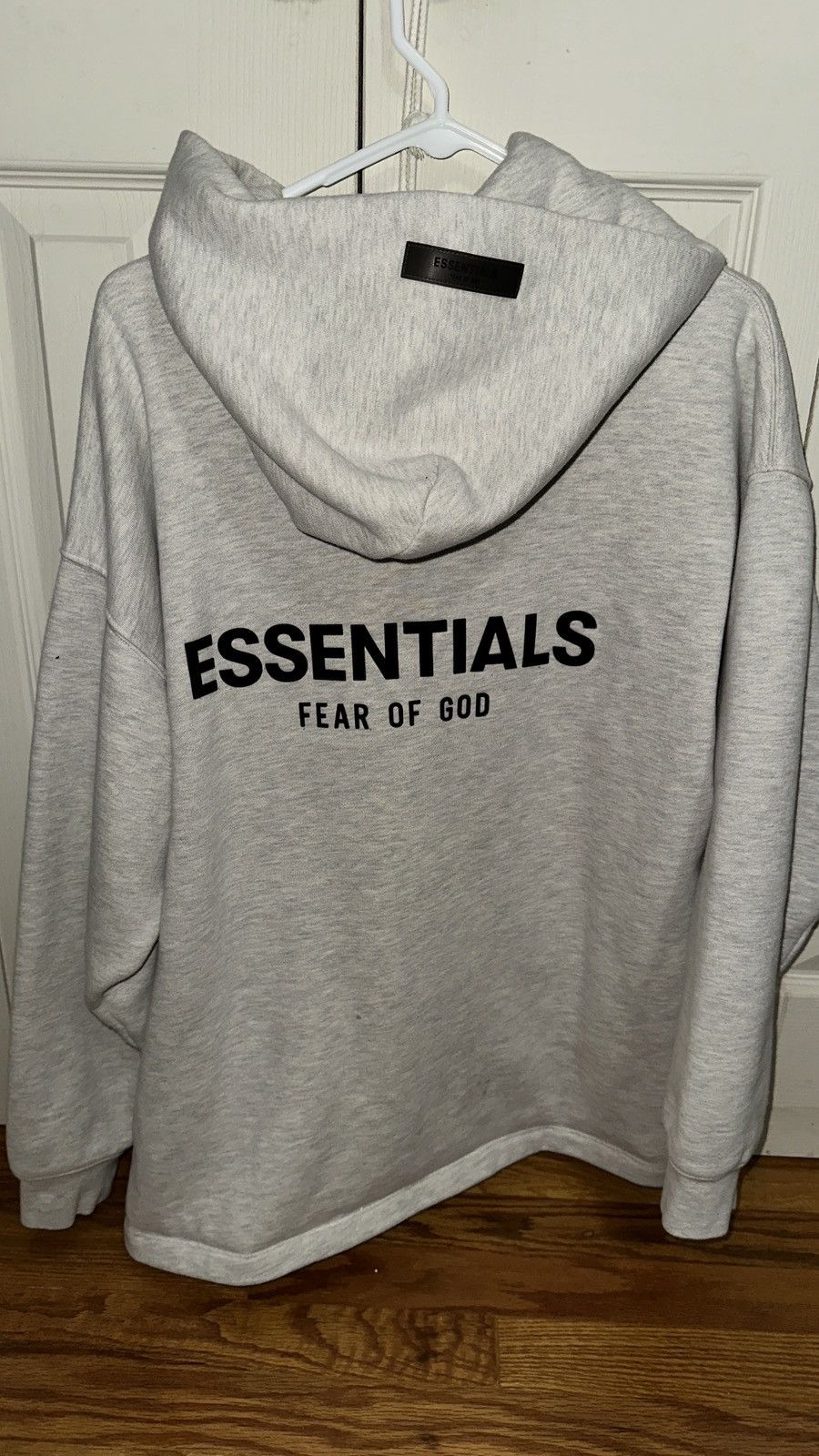 Essentials × Fear of God FOG Essentials Off-White Relaxed Hoodie Size US S / EU 44-46 / 1 - 1 Thumbnail