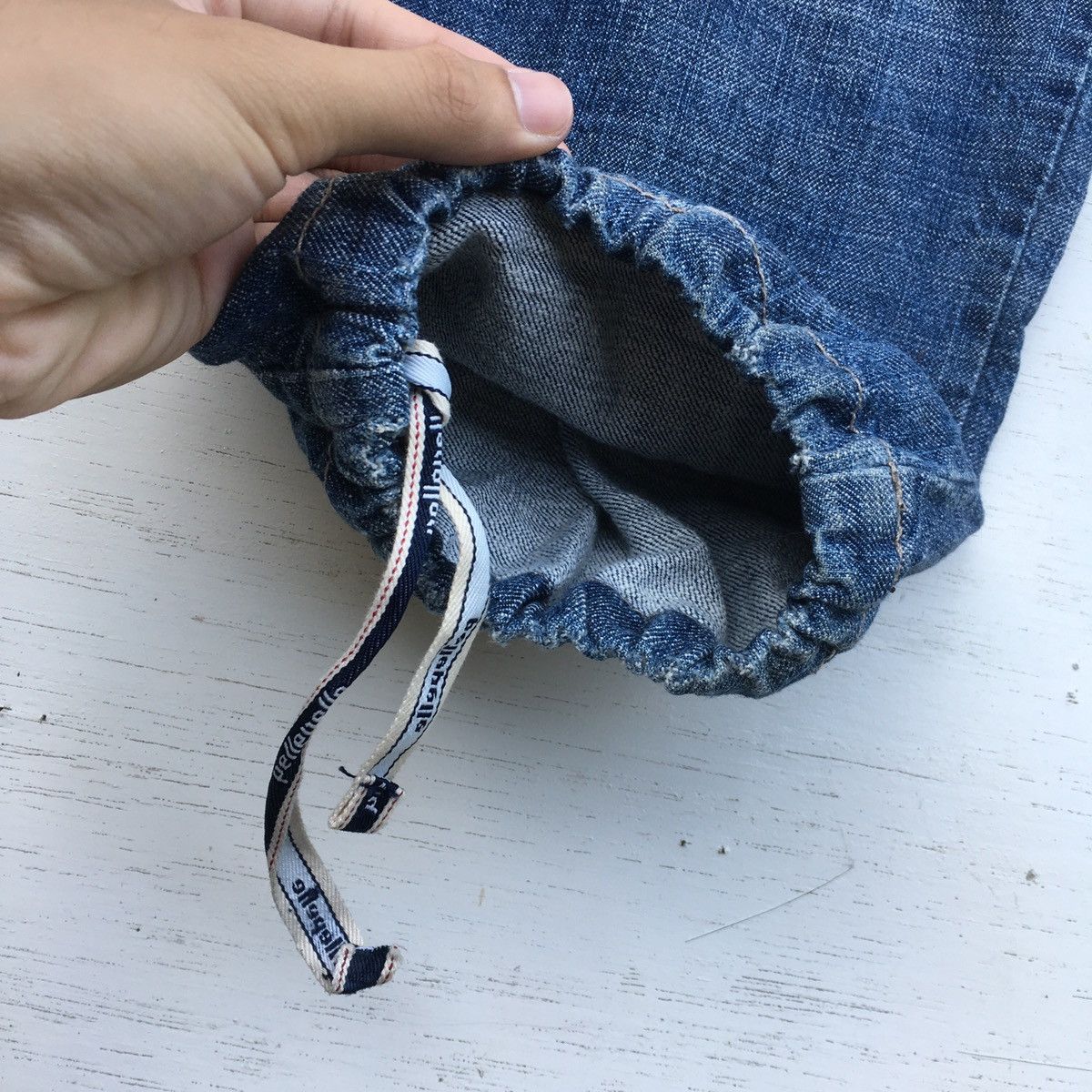 Marc Buchanan Crazy Y2K Vintage Pelle Pelle Jeans Baggy String Leg Size US 32 / EU 48 - 16 Thumbnail