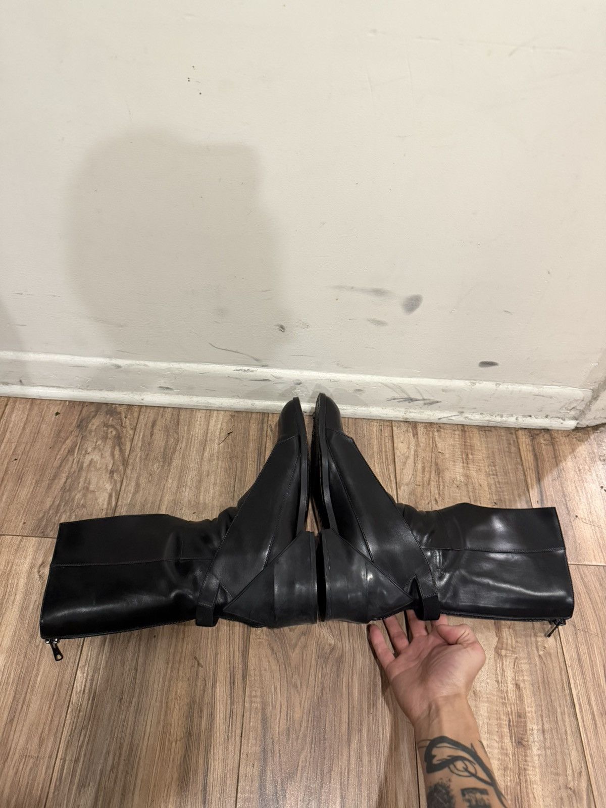 Raf Simons SS09 Leather Spoiler Boots 42 Size US 9 / EU 42 - 5 Thumbnail