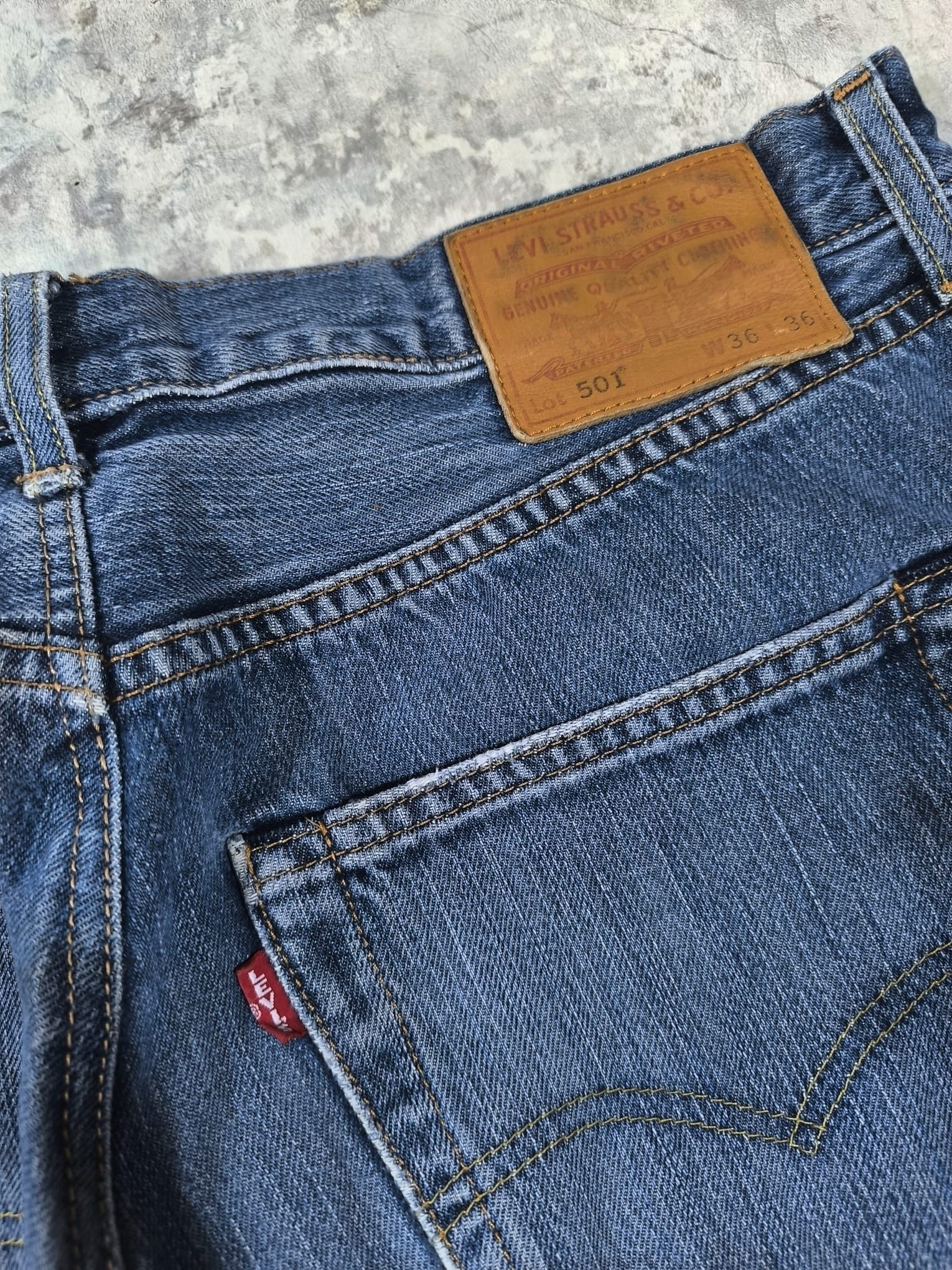 Levi's Vintage Distressed levis 501 36x36 Size US 33 - 8 Thumbnail