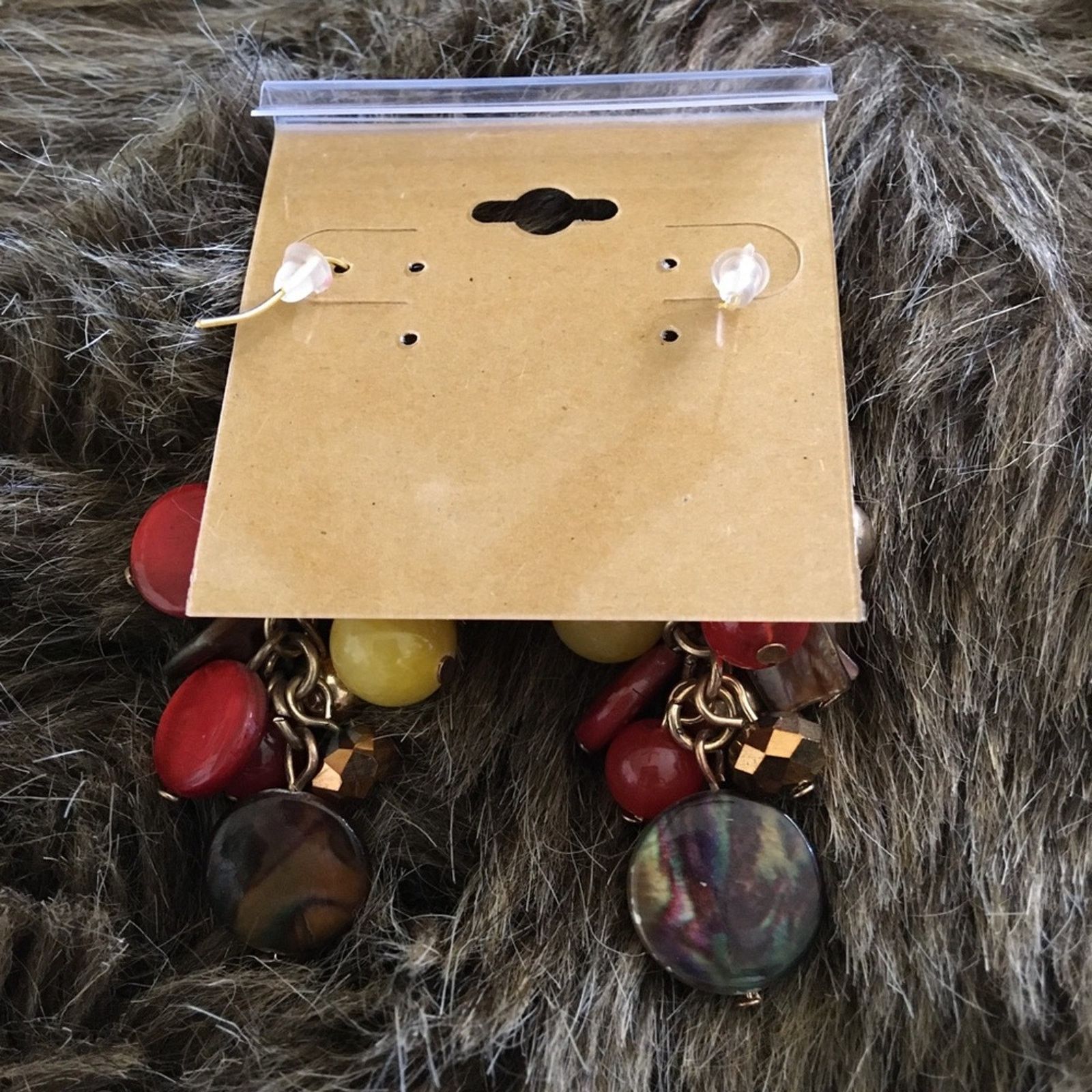 Vintage Vintage repurpose bead mix cluster earrings Size ONE SIZE - 4 Thumbnail