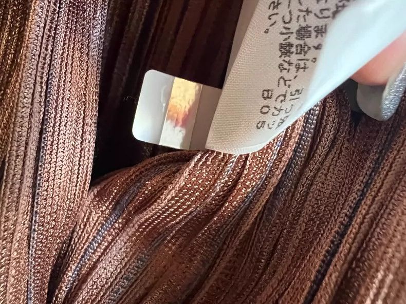 Issey Miyake Issey Miyake size:3 Brown pleated dress Size S / US 4 / IT 40 - 7 Thumbnail