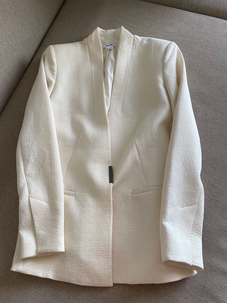Helmut Lang Helmut Lang size 0Embossed WOOL SUIT COAT 2501-Nextarrow Size XS / US 0-2 / IT 36-38 - 3 Thumbnail