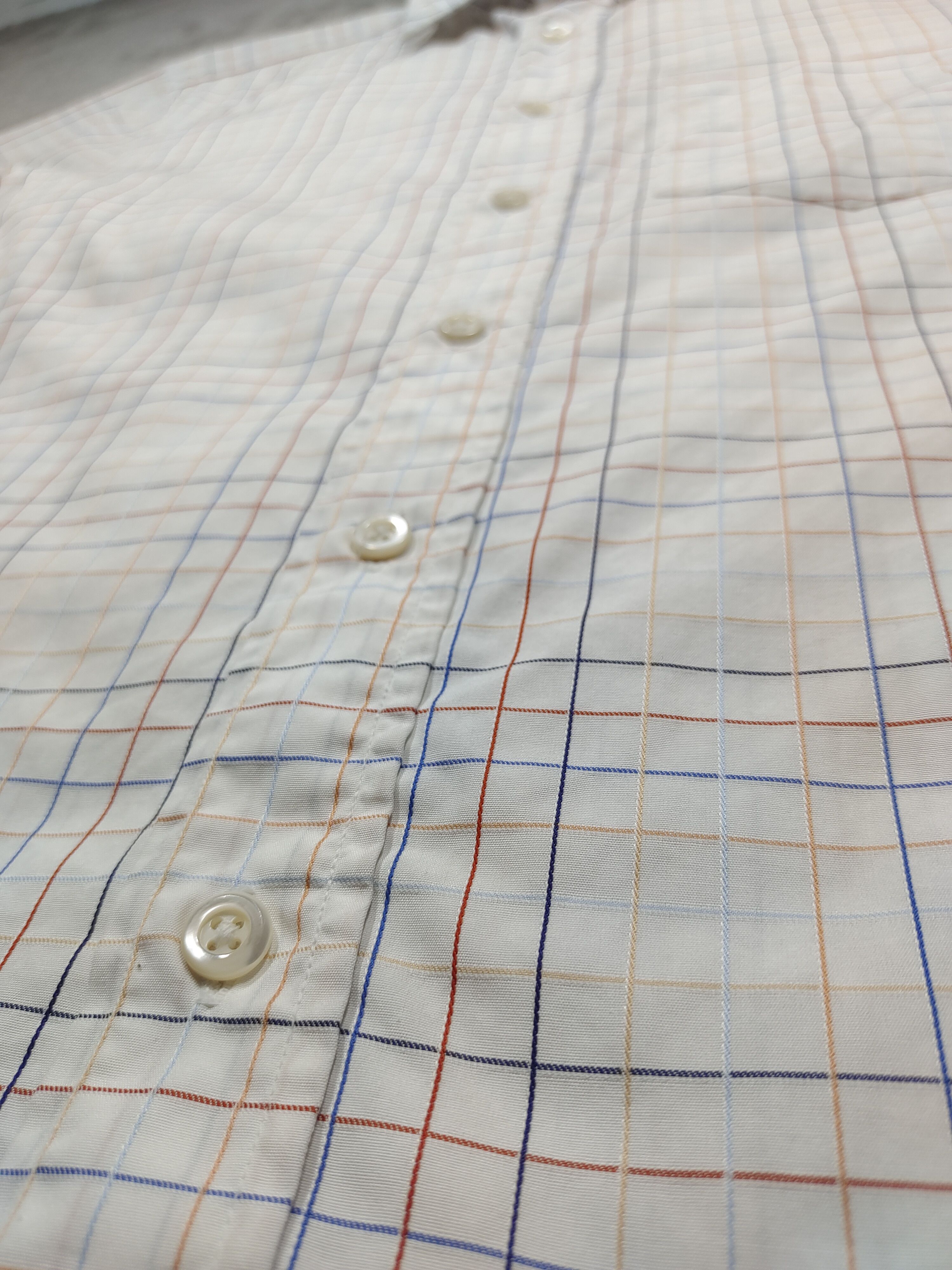 Designer PAUL SMITH BUTTON UP MULTICOLOR CHECKERD SHORT SLEEVE SHIRT Size US M / EU 48-50 / 2 - 7 Thumbnail