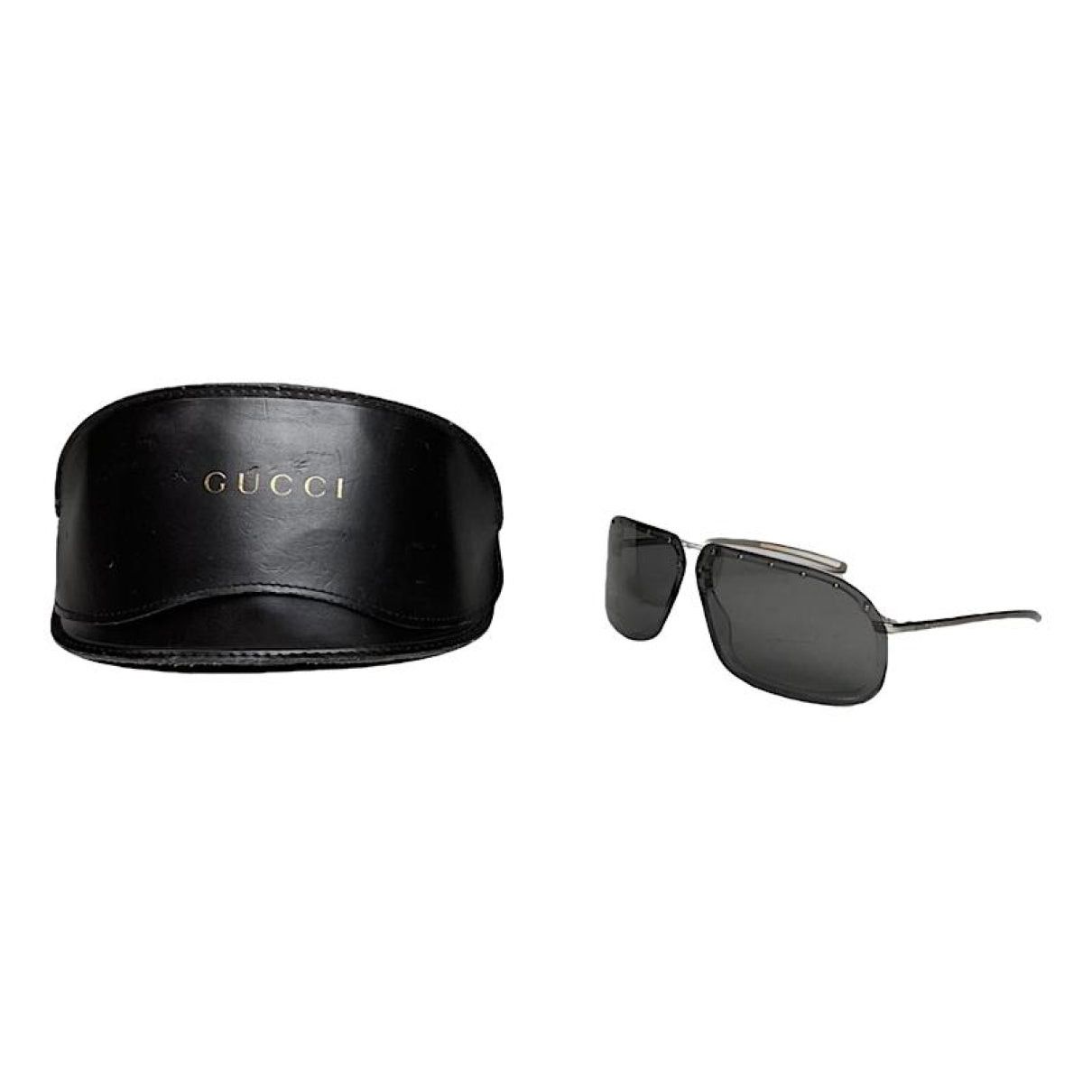 Gucci Black Metal Sunglasses Size ONE SIZE - 1 Thumbnail