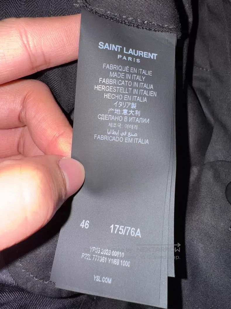 Saint Laurent Paris Saint Laurent Paris Dark Pattern Men's Smoking Pants Trous Size US 30 / EU 46 - 5 Thumbnail