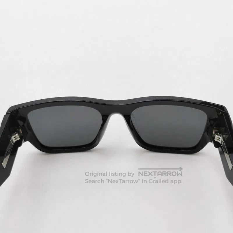 Prada Prada Triangle Logo Full Frame Sunglasses. Size ONE SIZE - 7 Thumbnail