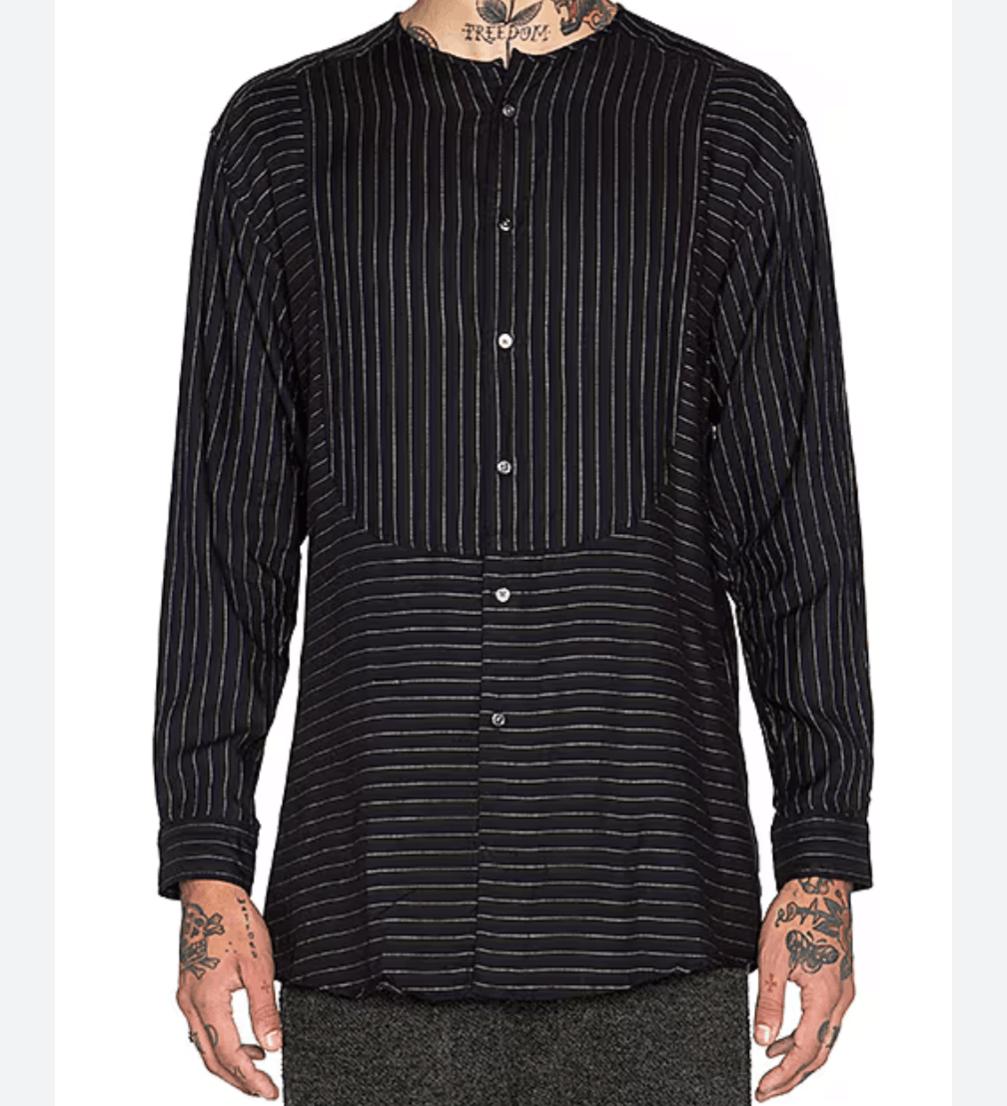 Robert Geller Robert Geller Button Ups Striped Inside Out Shirt Size US M / EU 48-50 / 2 - 4 Thumbnail