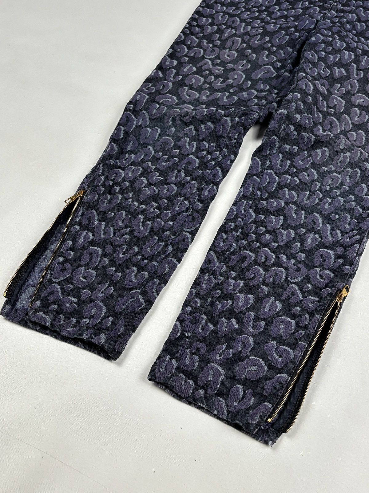 Louis Vuitton F/W 2012 Stephen Sprouse Leopard Ankle Zip Jeans Size 32" / US 10 / IT 46 - 5 Thumbnail