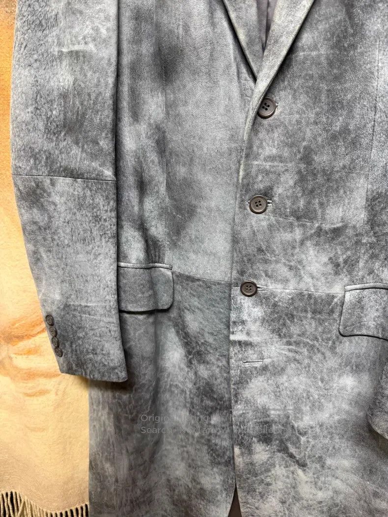Issey Miyake Issey Miyake Frost Sheepskin Coat Size US L / EU 52-54 / 3 - 5 Thumbnail