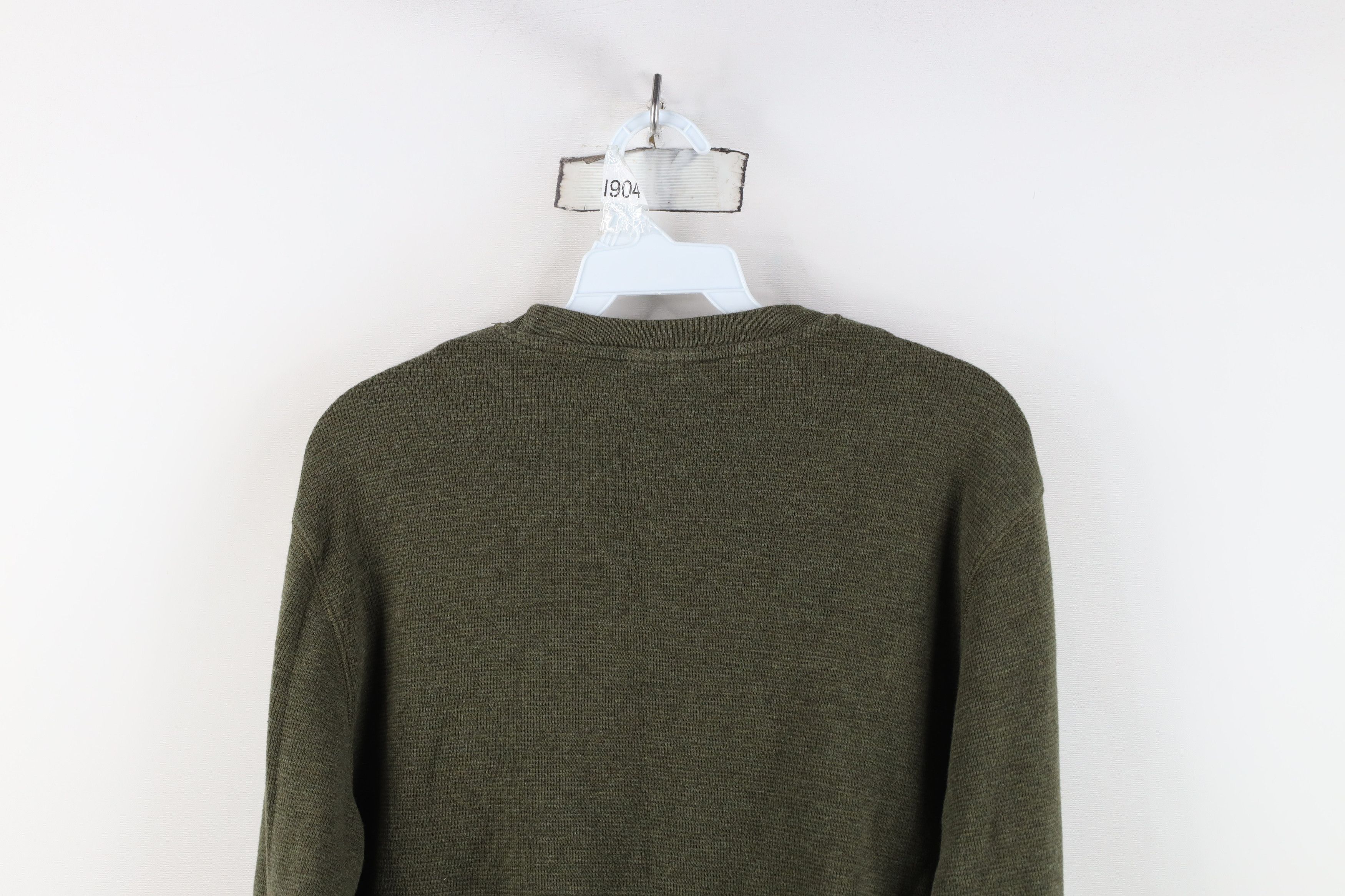 Ralph Lauren Vintage Ralph Lauren Thermal Waffle Knit Long Sleeve T-Shirt Size US M / EU 48-50 / 2 - 9 Thumbnail