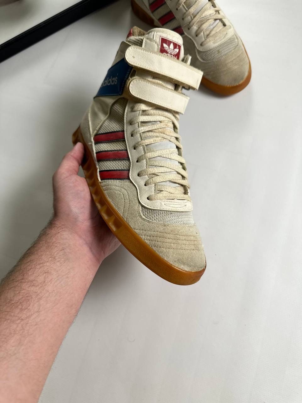 Adidas 70/80s Rare Adidas Made In West Germany High Shoes Size US 8 / EU 41 - 3 Thumbnail