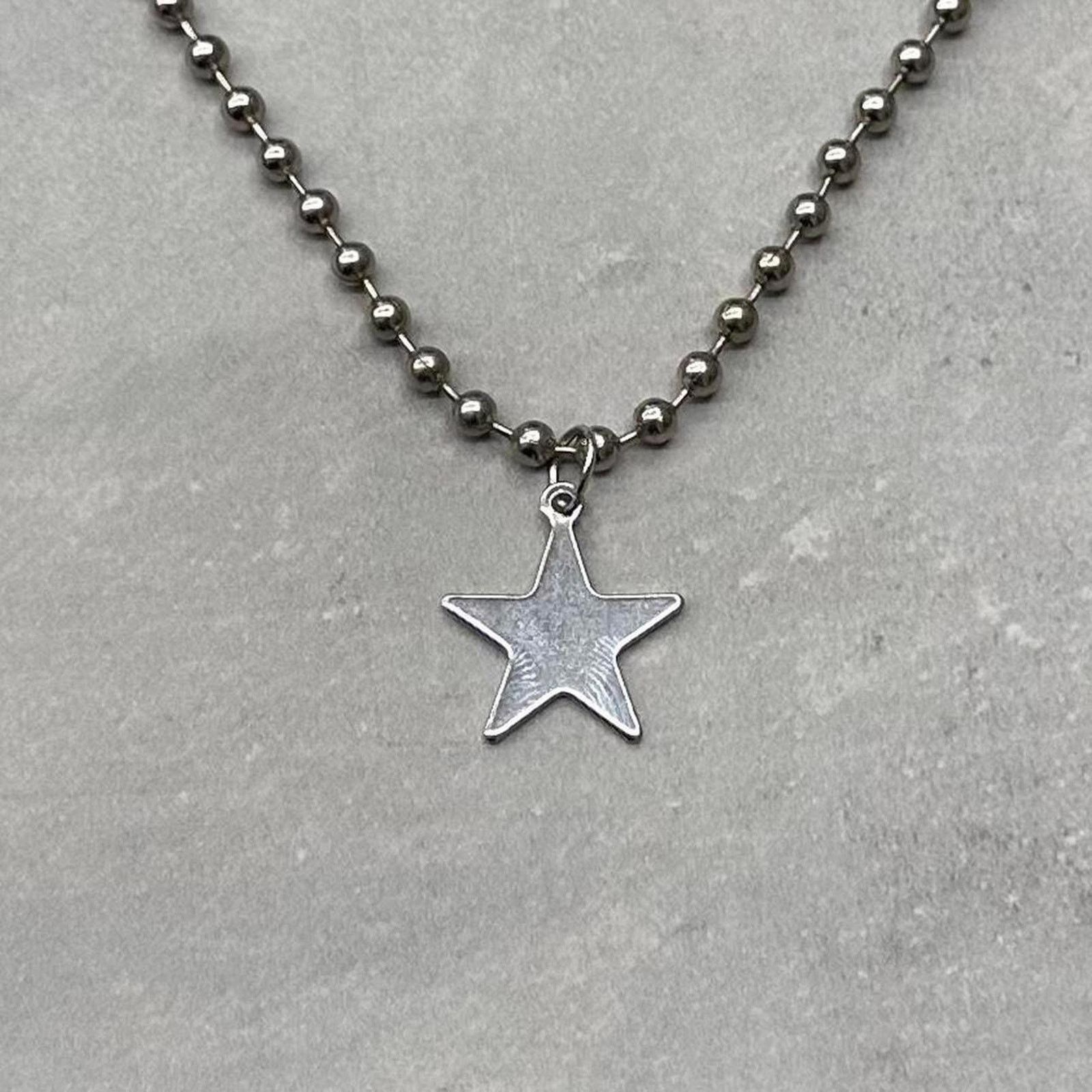 Other Silver beaded star choker WMNS2 Size ONE SIZE - 1 Thumbnail