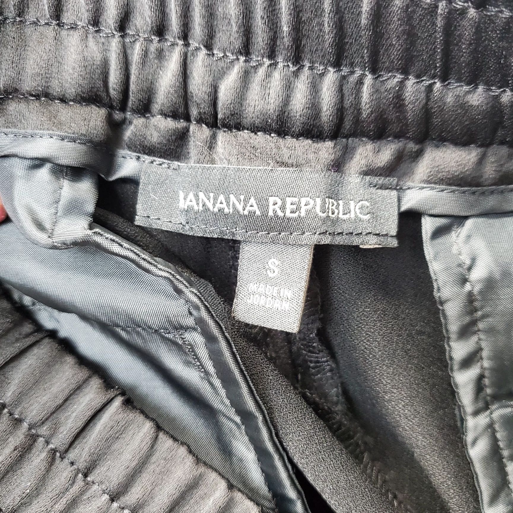 Banana Republic Banana Republic Womens S Pants Jogger Black Athletic Cargo Pockets Elastic Waist Size 28" / US 6 / IT 42 - 6 Thumbnail
