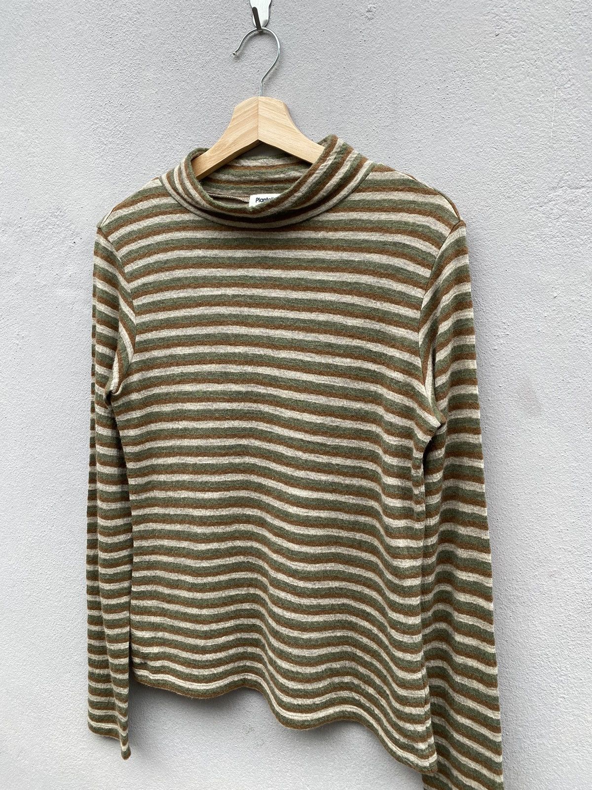 Issey Miyake Iconic Turtleneck PLANTATION by Issey Miyake Extra LS Wool Size M / US 6-8 / IT 42-44 - 2 Thumbnail