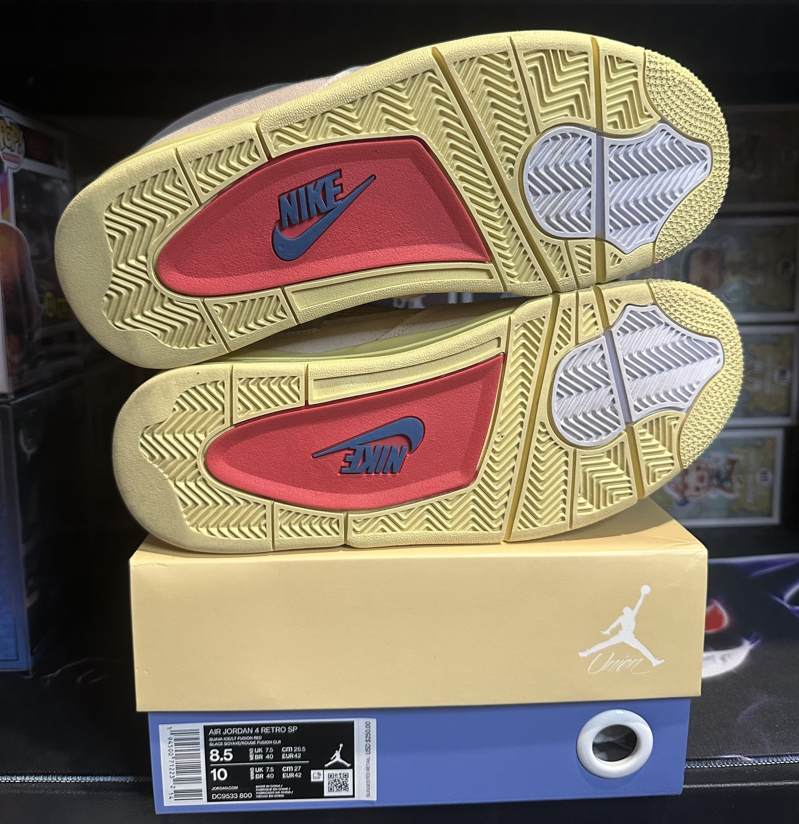 Jordan Brand × Union LA Air Jordan 4 Retro 'Union - Guava Ice' Size US 8.5 / EU 41-42 - 6 Thumbnail