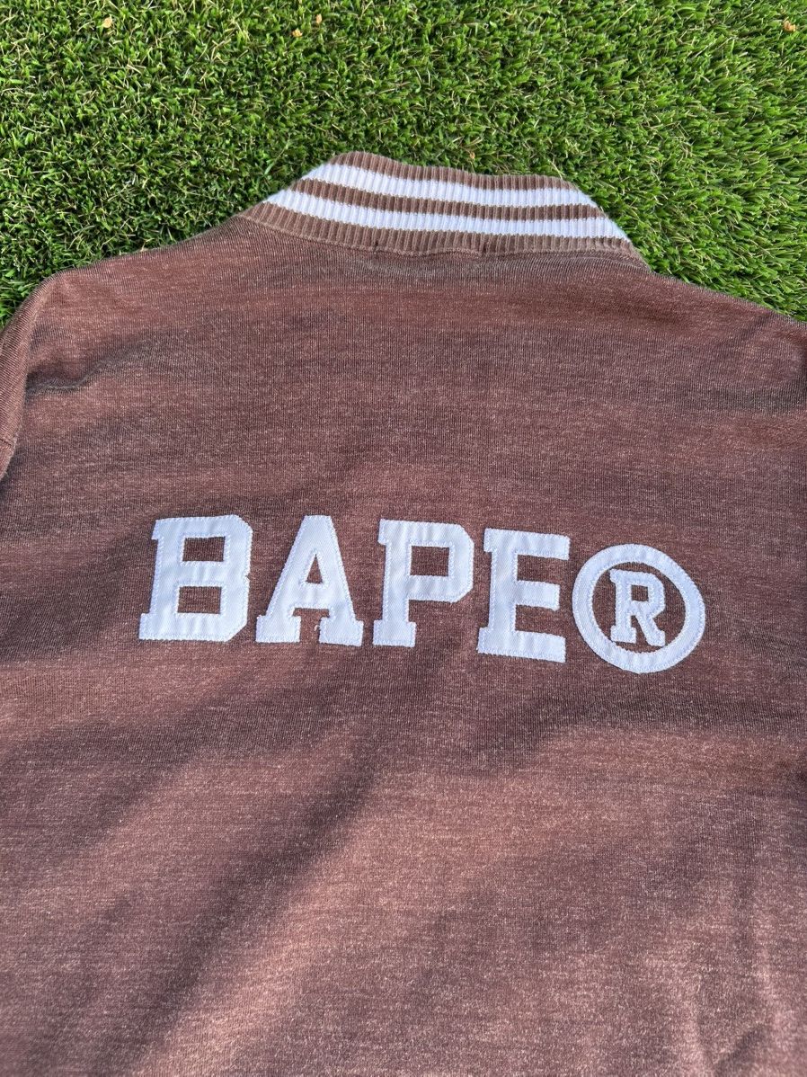 Bape Vintage 2000s BAPE NIGO Embroidered Track Zip Up Jacket Size US XL / EU 56 / 4 - 3 Thumbnail