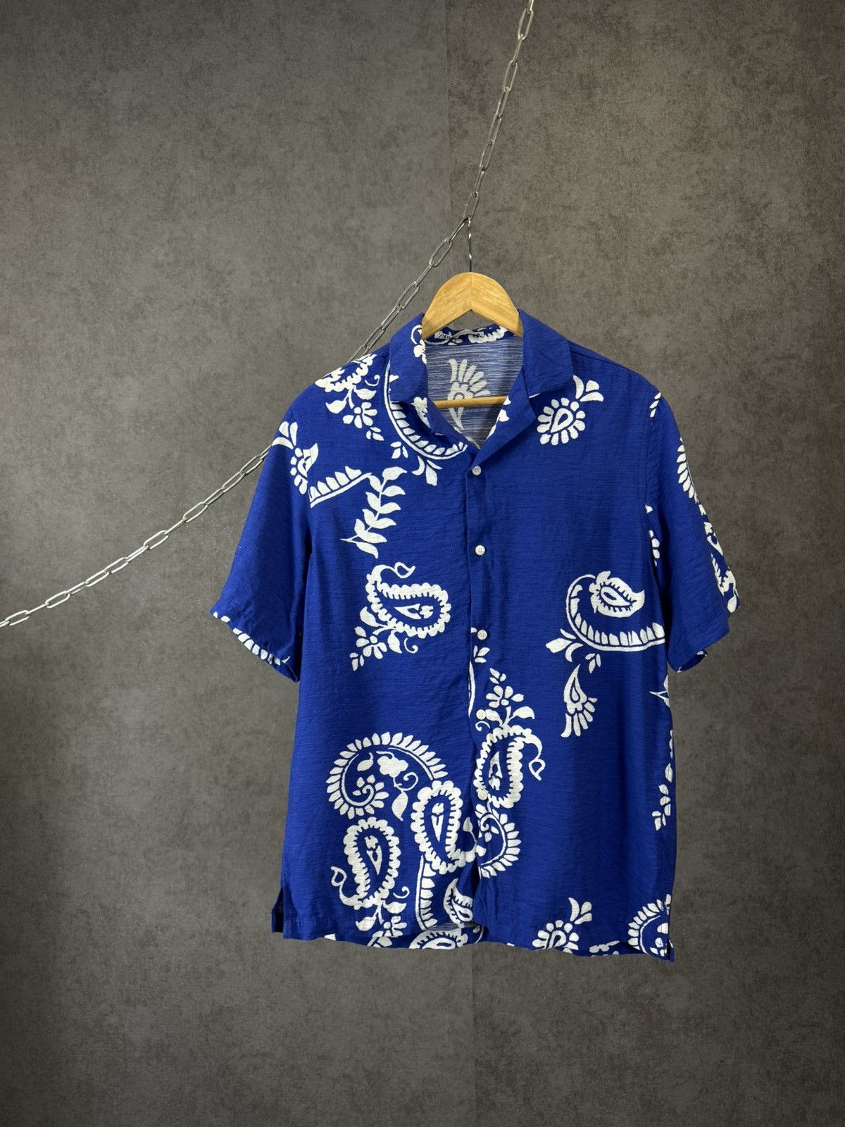 Zara Zara Man art Hawaiian shirt Size US S / EU 44-46 / 1 - 1 Thumbnail