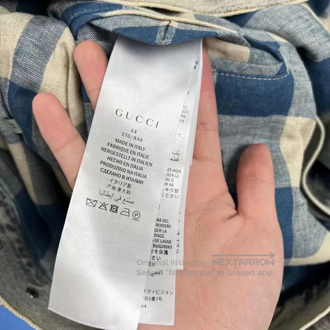 Gucci gucci embroidered denim jacket with skull design. Size US L / EU 52-54 / 3 - 7 Thumbnail