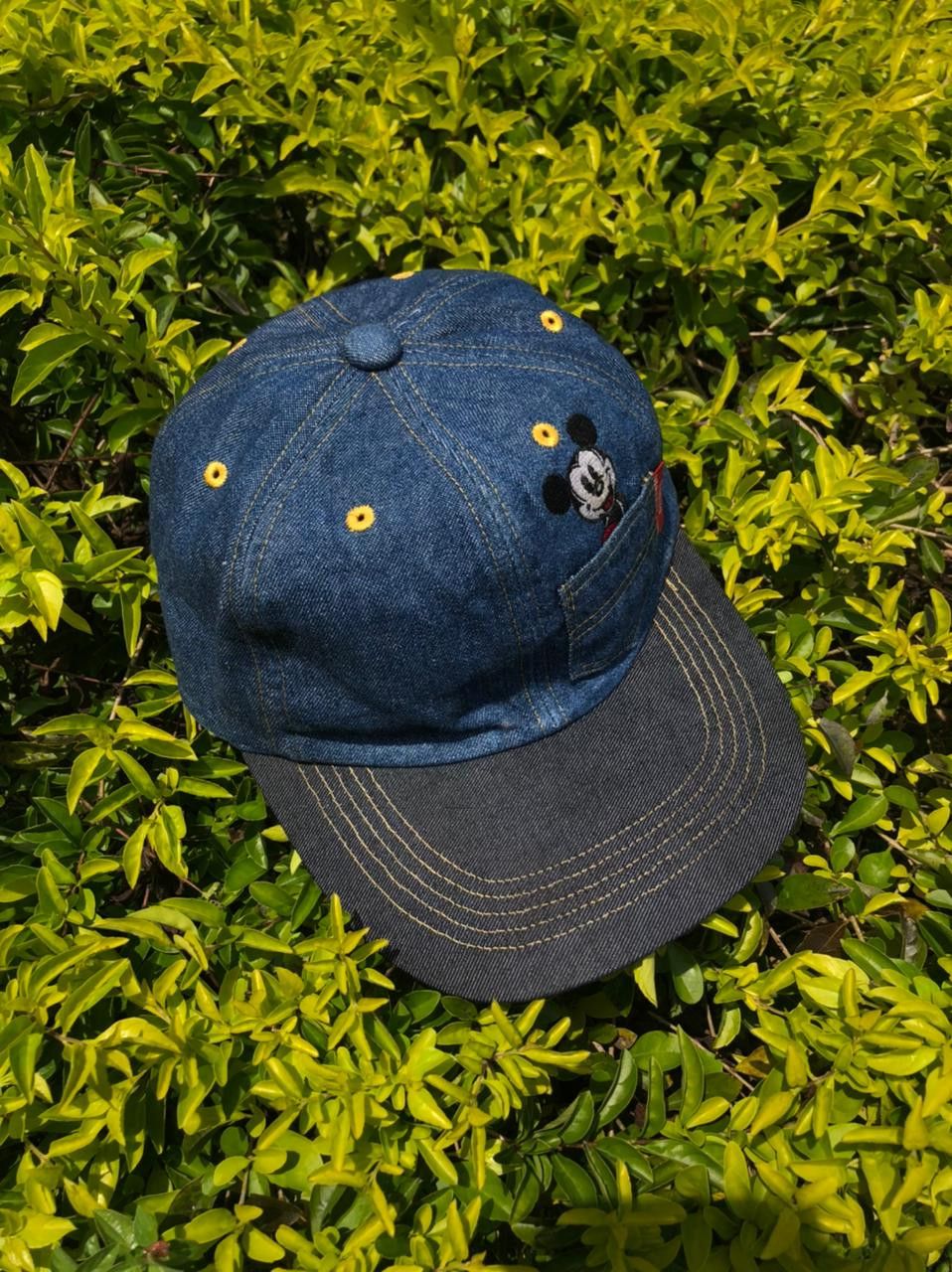 Disney Vintage Disneyland tokyo pocket denim hat Size ONE SIZE - 3 Thumbnail