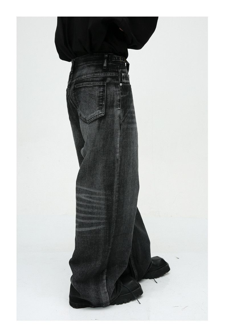 Japanese Brand × Jean American style washed distressed straight loose jeans Size US 32 / EU 48 - 4 Thumbnail