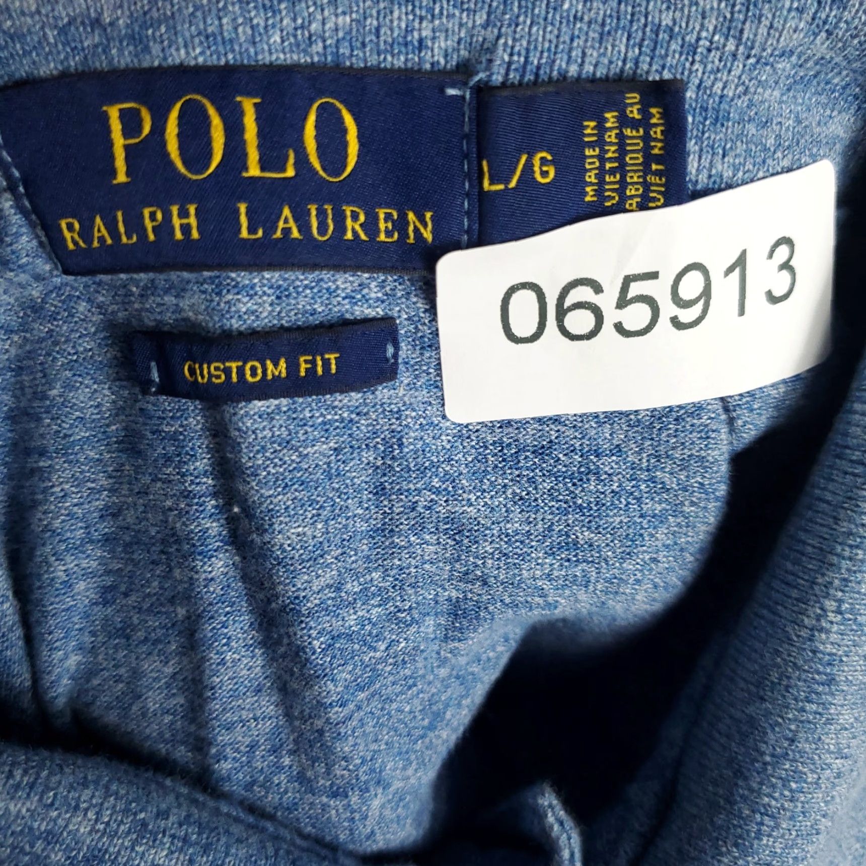Ralph Lauren Ralph Lauren Polo Shirt Mens Large Blue Custom Fit Pony Casual Short Sleeve Shirt Size US L / EU 52-54 / 3 - 7 Thumbnail