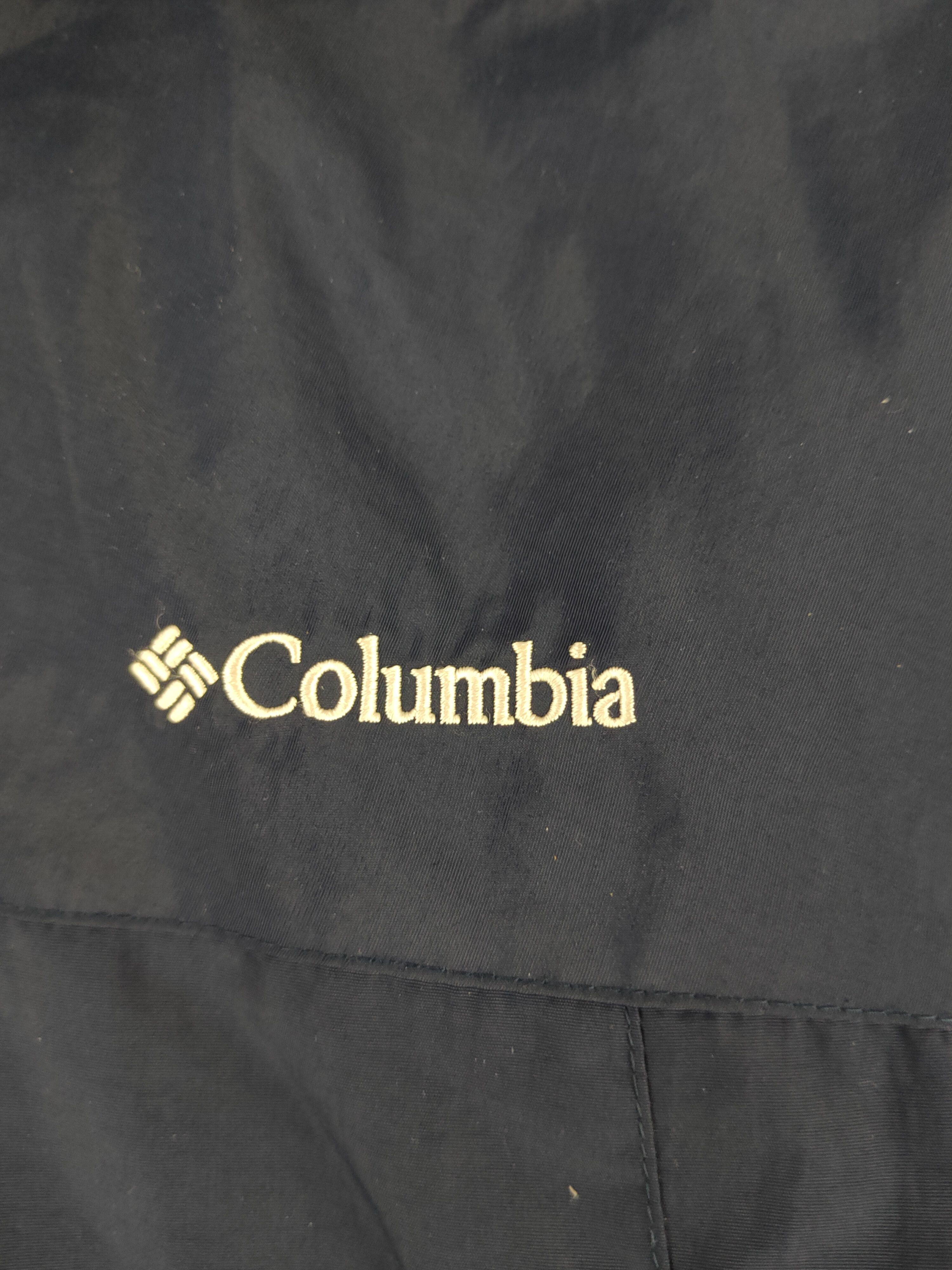 Columbia Columbia Navy Nylon Sportswear Hoodie Sweaters #W2255 Size US S / EU 44-46 / 1 - 7 Thumbnail