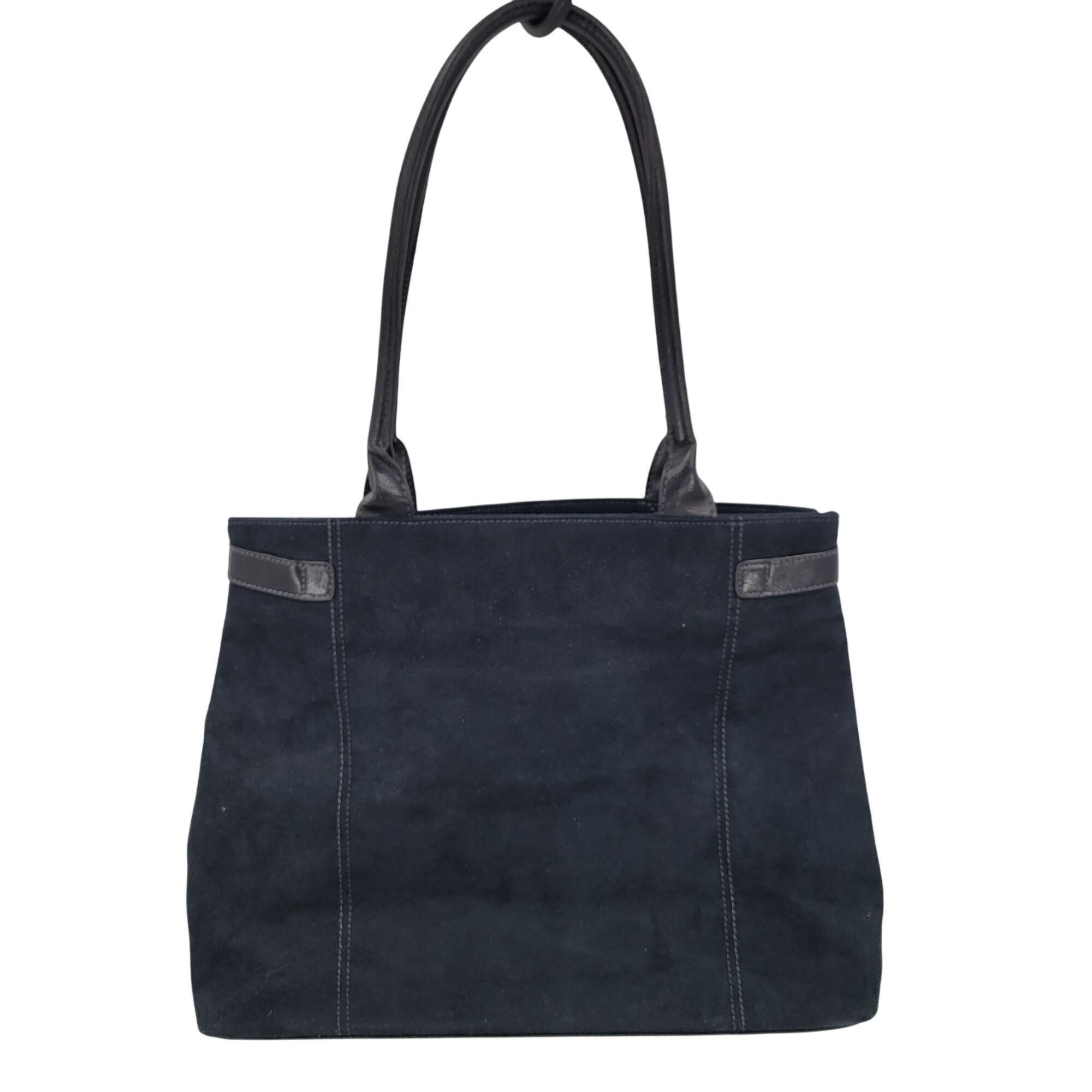 Kenneth Cole Kenneth Cole Black Suede Top Handle Tote & Mini Bag Wallet C Size ONE SIZE - 5 Thumbnail