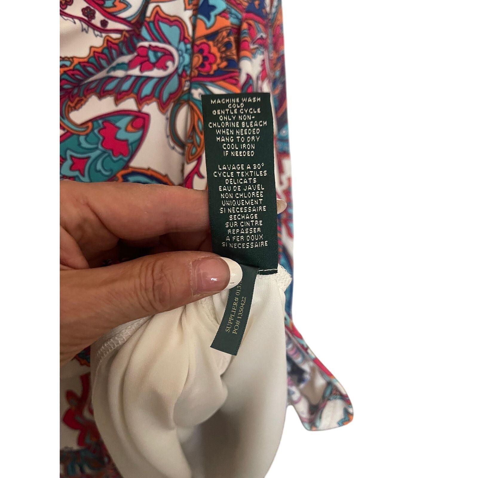 Ralph Lauren Ralph Lauren Paisley Print Dress – Size 14W Size XL / US 12-14 / IT 48-50 - 5 Thumbnail