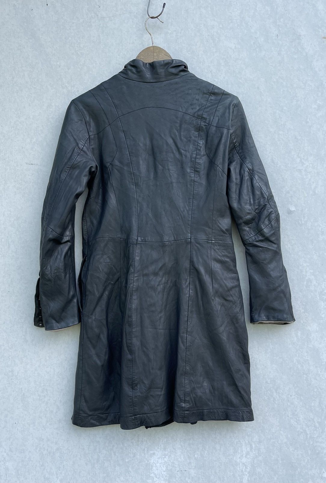 If Six Was Nine × Japanese Brand × KMRii 🔥VINTAGE HOCQUY SHEEP LEATHER COAT/JACKET Size US S / EU 44-46 / 1 - 4 Thumbnail
