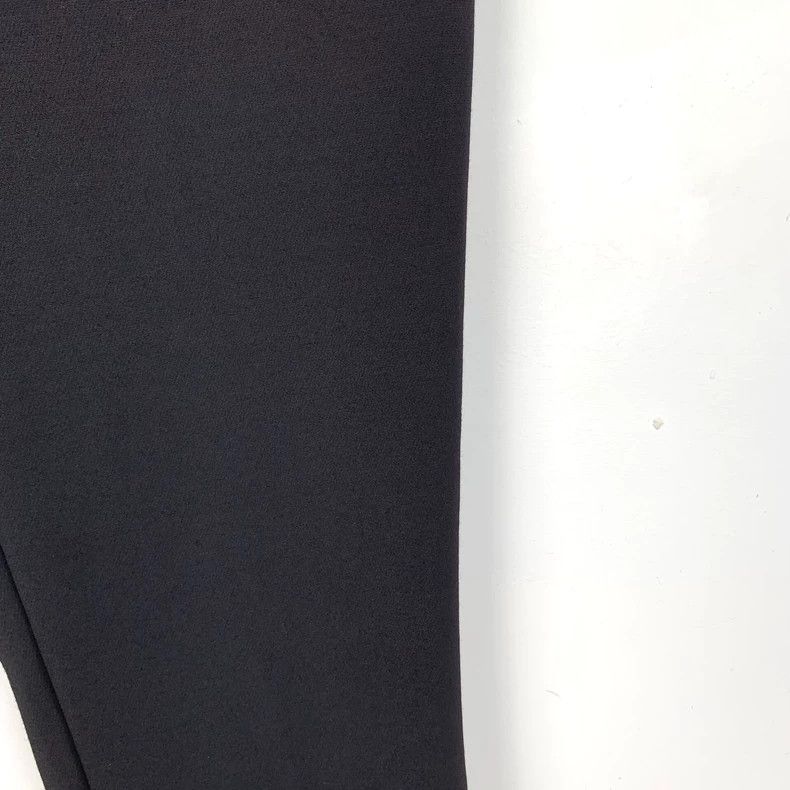 Gucci Black bow rhinestone striped cotton casual trousers 2