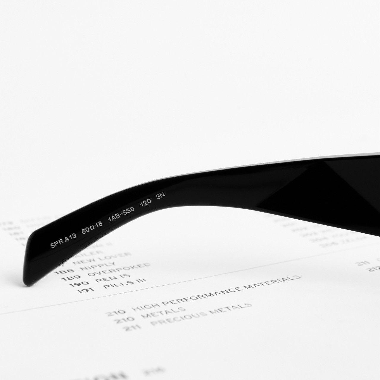 Prada PRADA 0PR A19S 1AB5S0 SUNGLASSES Size ONE SIZE - 5 Thumbnail