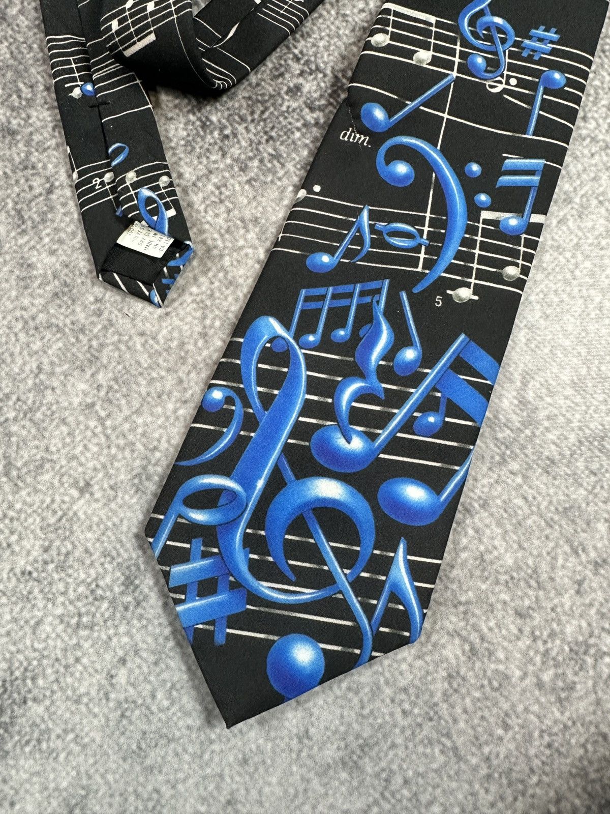 Ralph Marlin Y2k vintage ties Ralph Marlin Streetwear USA Musical Notes Size ONE SIZE - 2 Thumbnail
