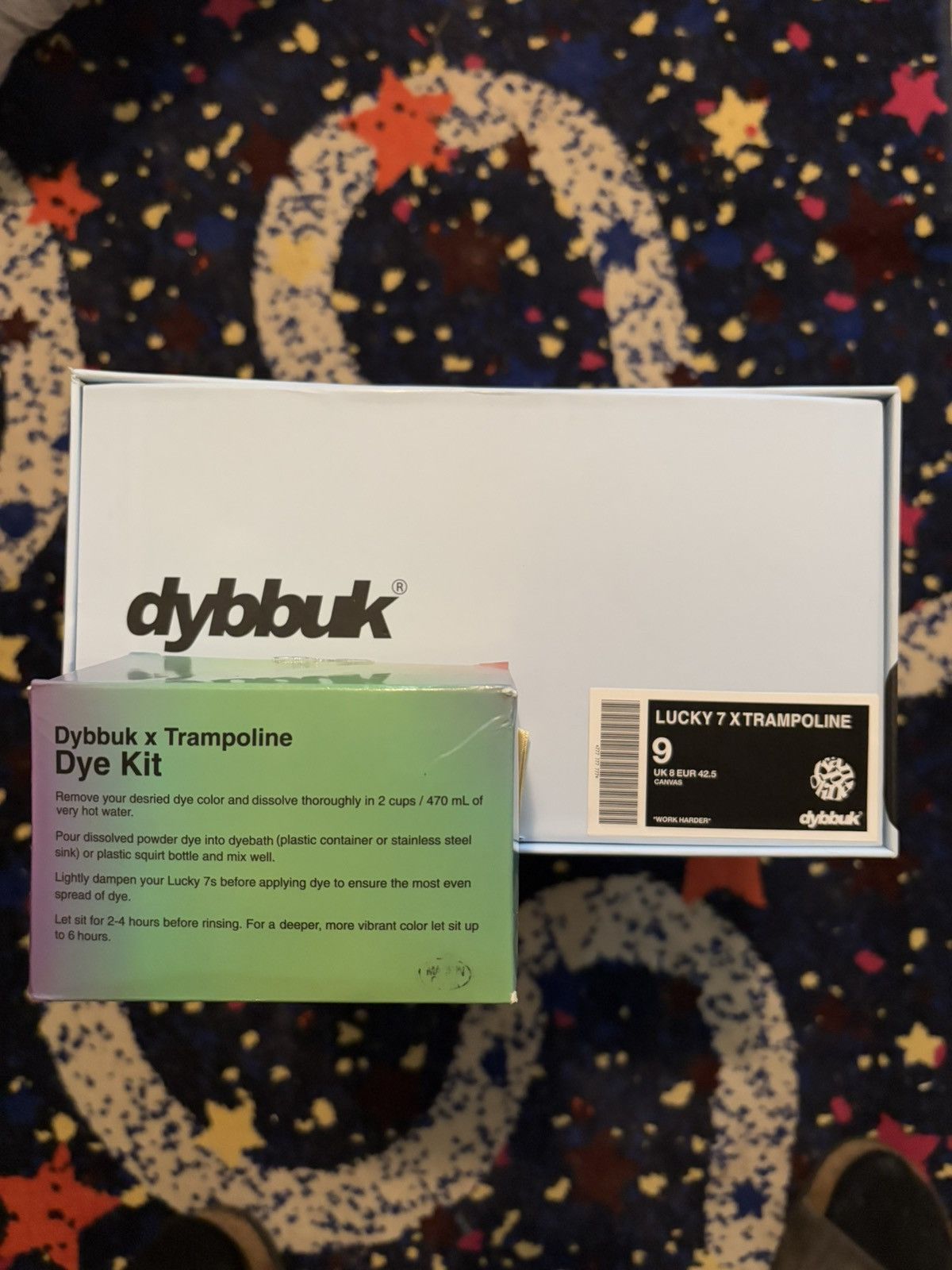 Dybbuk Dybbuk Lucky 7 x Trampoline DIY Paint Yourself Size 9 - NWT Size US 9 / EU 42 - 4 Thumbnail