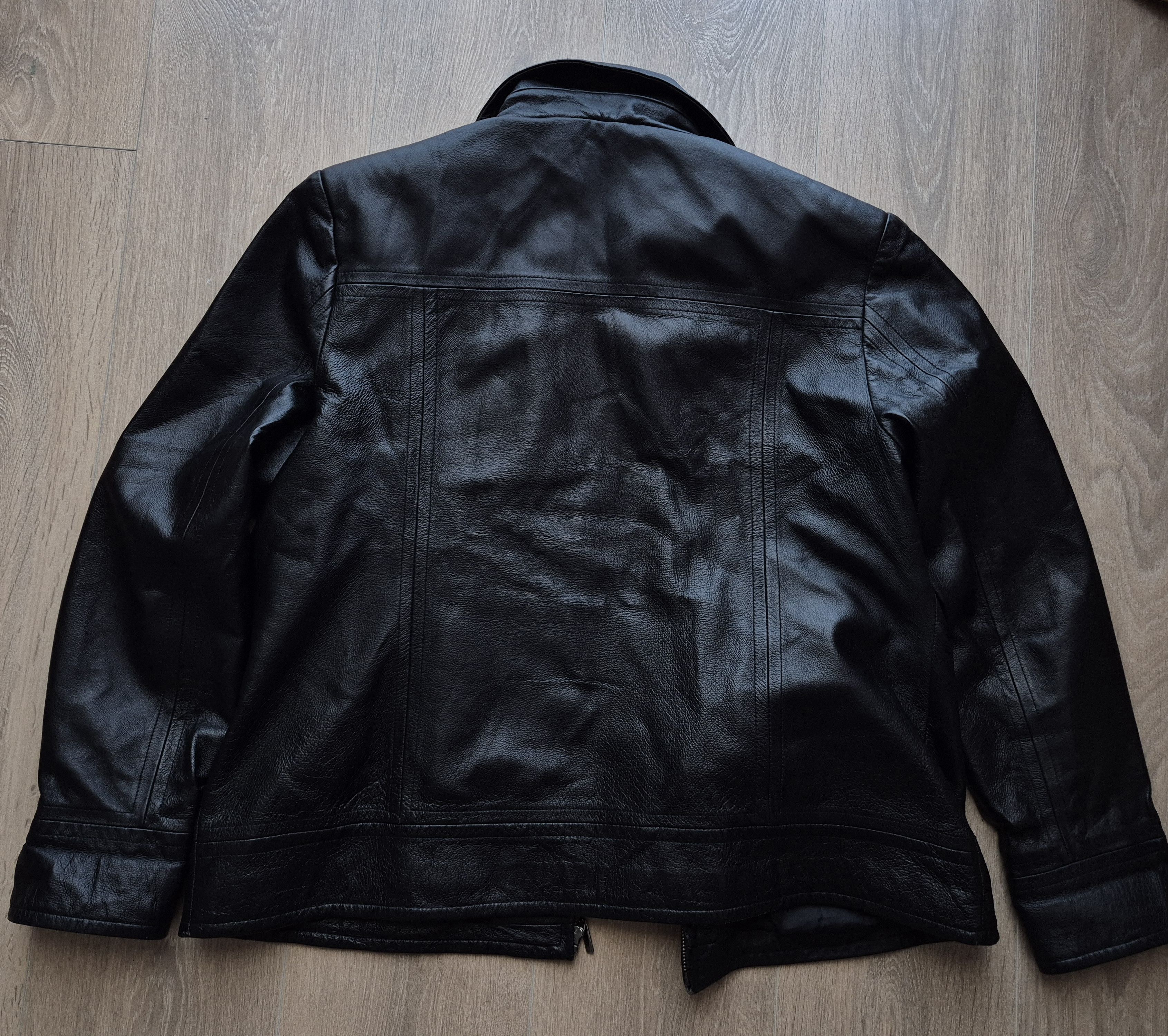 Vintage Vintage men leather jacket Size US M / EU 48-50 / 2 - 2 Thumbnail