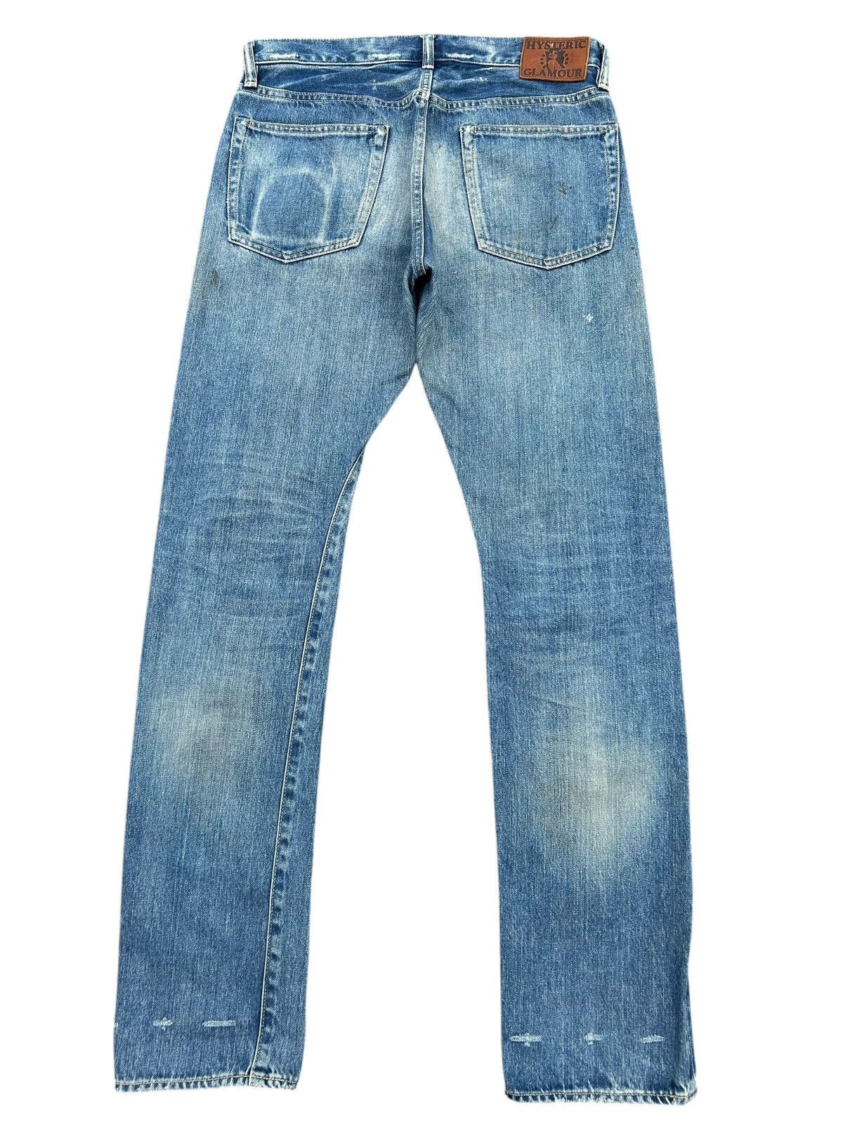 Hysteric Glamour Hysteric Glamour Selvedge studded Distressed Denim Jeans ☠️🎌 Size US 32 / EU 48 - 23 Thumbnail