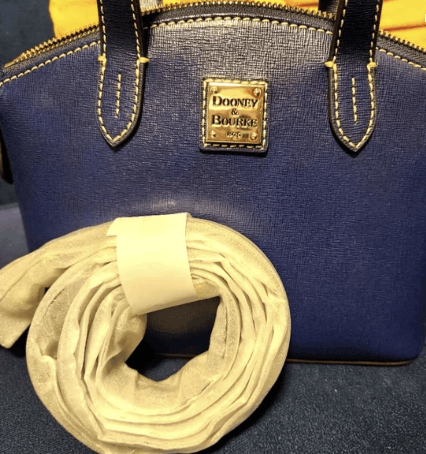Dooney & Bourke NWT Dooney & Bourke Saffiano Ruby Marine Compact Crossbody Size ONE SIZE - 4 Thumbnail