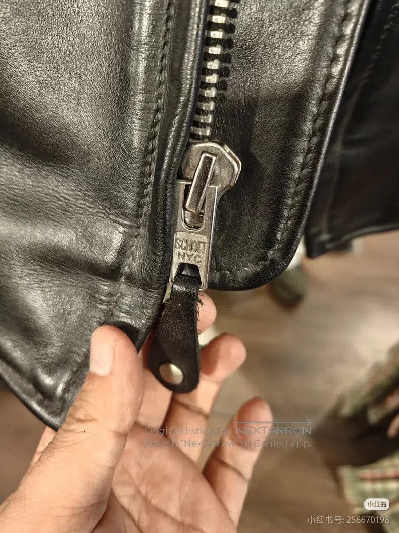 Schott Schott U.S. 641 leather jacket Size US XXS / EU 40 - 8 Thumbnail