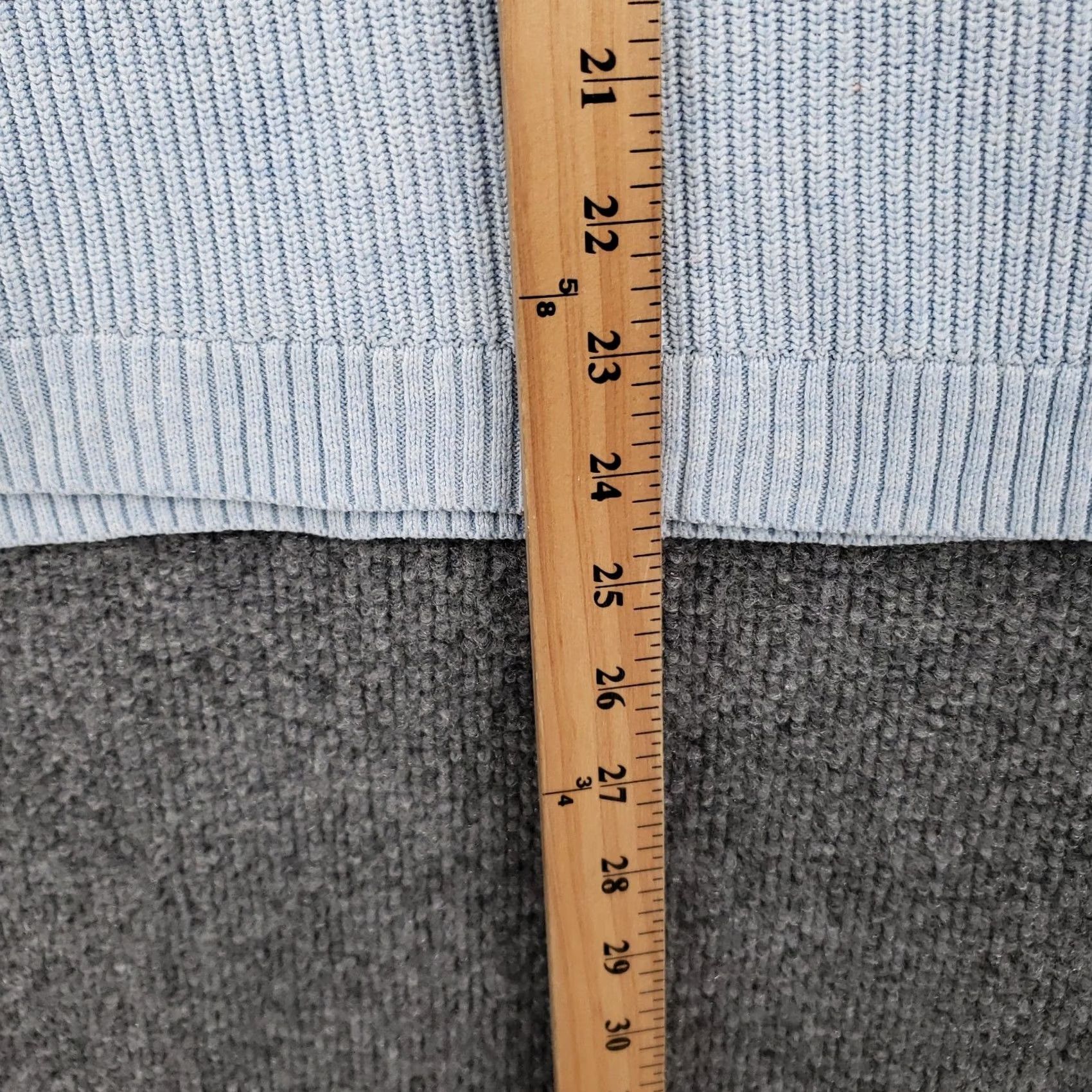 Talbots Talbots Sweater Womens L Large Blue Pullover Long Sleeve Round Neck Elbow Patch Size L / US 10 / IT 46 - 7 Thumbnail