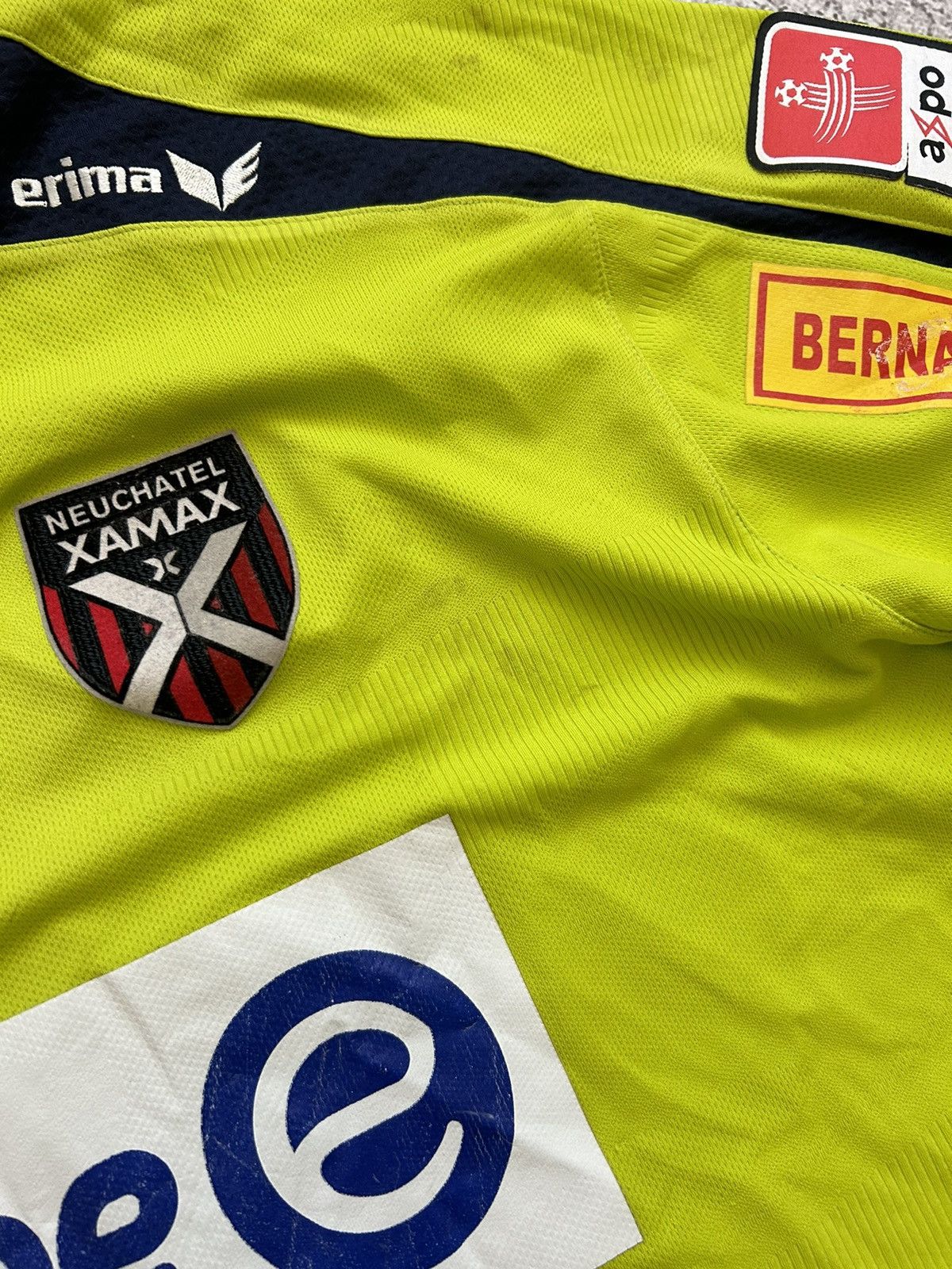 Erima × Vintage Vintage Neuchatel Xamax Faivre Goalkeeper Soccer Jersey Size US XL / EU 56 / 4 - 22 Thumbnail