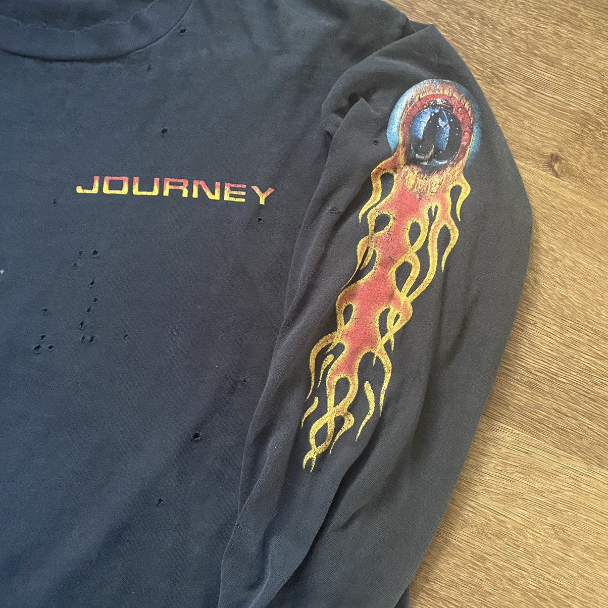 Band Tees × Vintage Vintage Thrashed Journey Long Sleeve Size US L / EU 52-54 / 3 - 2 Thumbnail