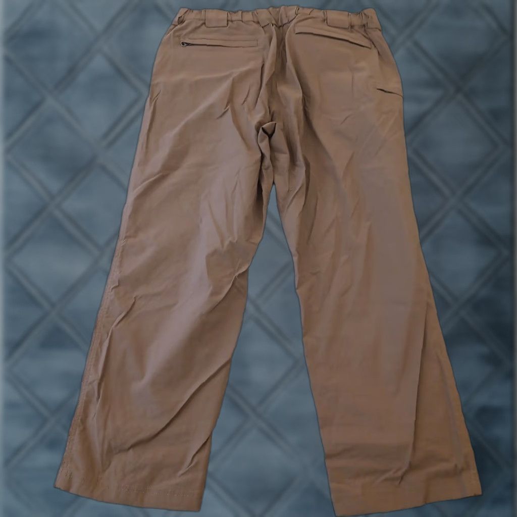 Vintage Duluth Pants Mens XL Brown Nylon Blend Elastic Waist Pockets 38x29 Casual Workwear Chino Cargo Straight Size US 36 / EU 52 - 1 Thumbnail