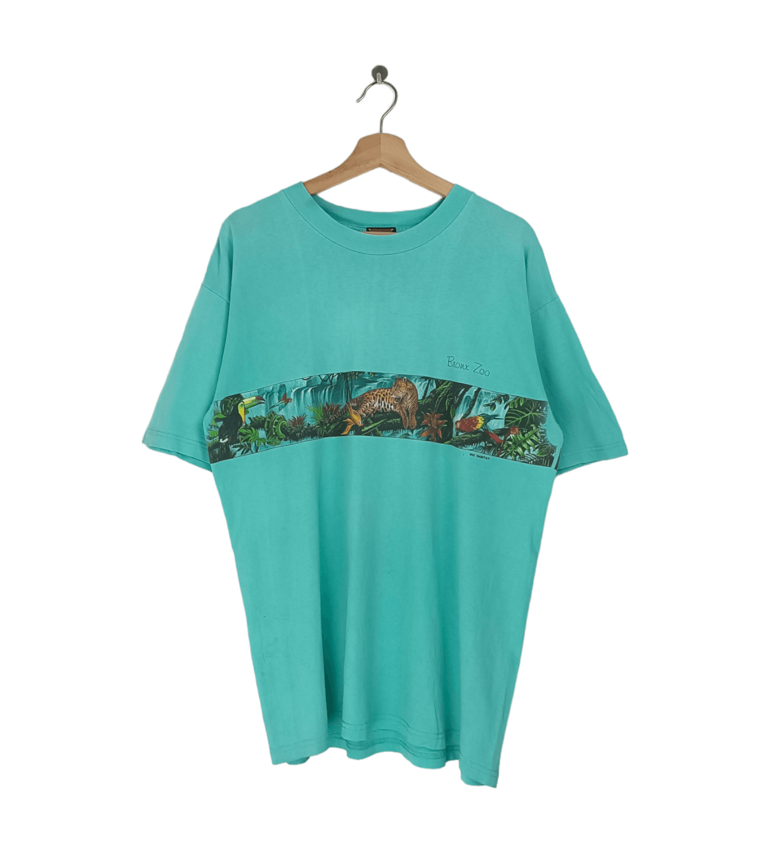 Habitat VINTAGE 90'S HABITAT RAINFOREST ANIMAL TIGER SINGLE STITCH Size US L / EU 52-54 / 3 - 1 Thumbnail