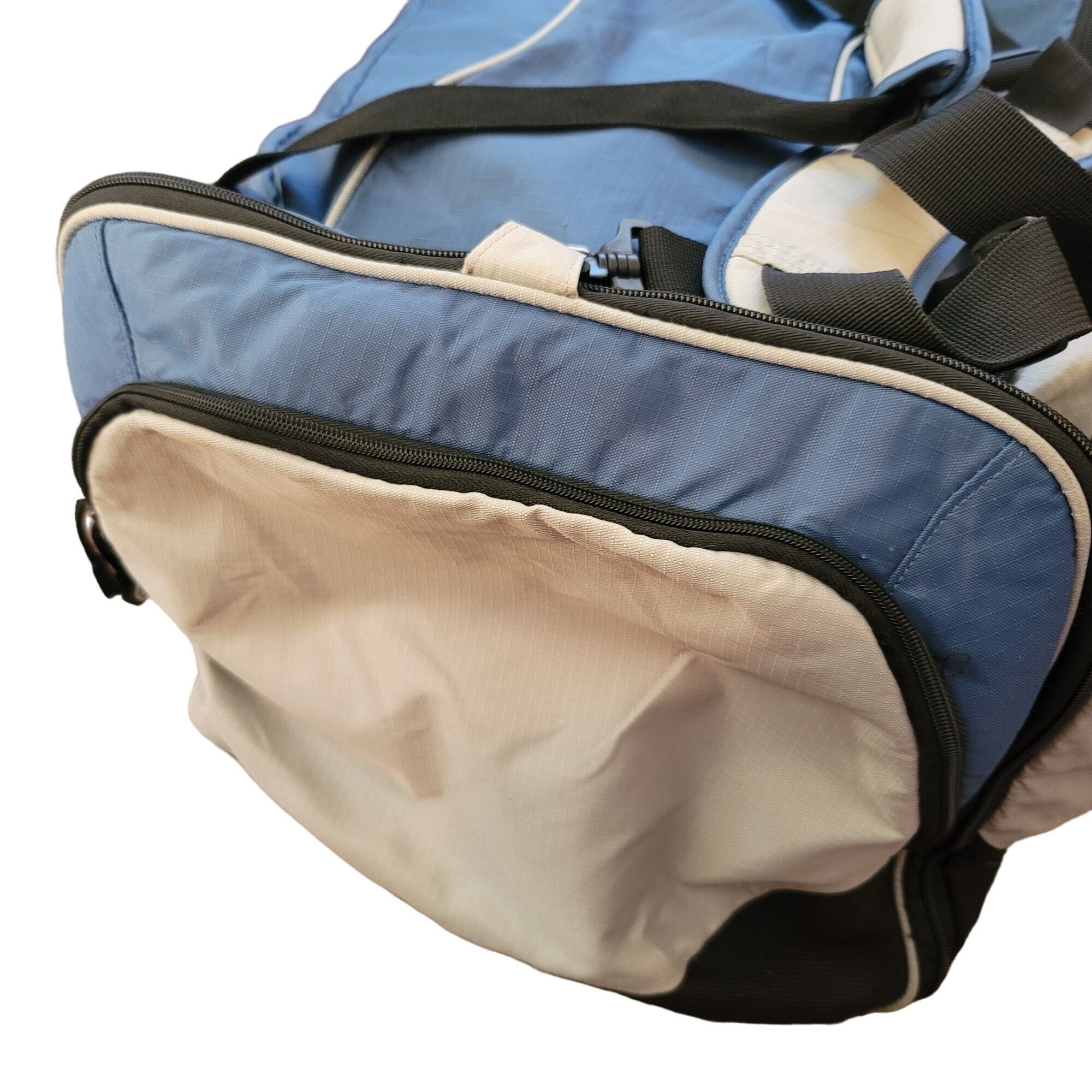Timberland Timberland Large Blue & Grey Duffel Bag With Multiple Compar Size ONE SIZE - 11 Thumbnail